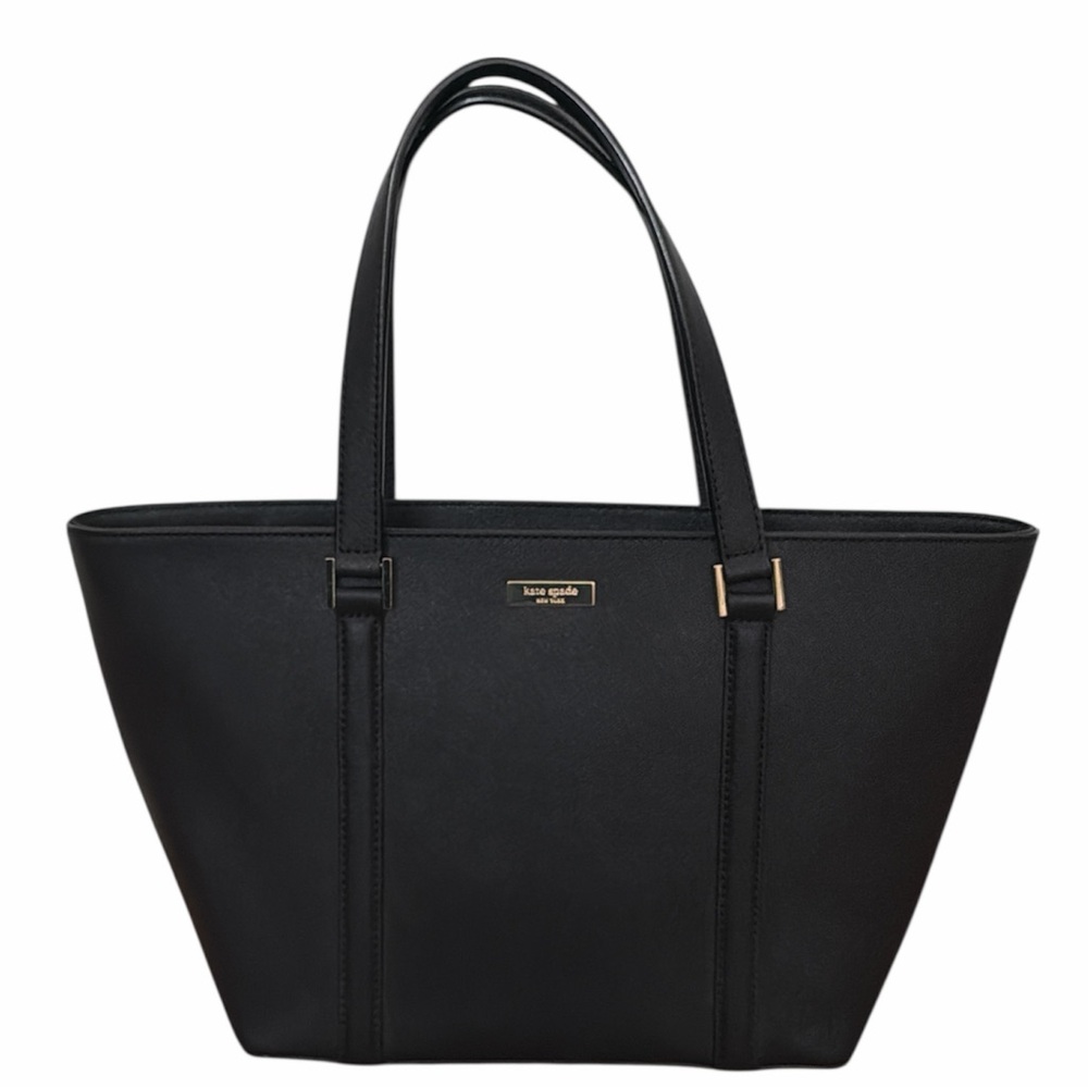 Kate Spade โ ๏ธ Newbury Lane Briar Large Leather Tote Bag Black 9โx16โx5โ